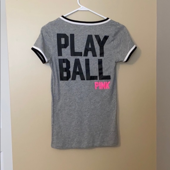 VICTORIA SECRET PINK Chicago White Sox T-Shirt, V-Neck, Small baseball - Picture 13 of 14